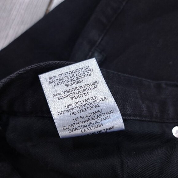 Silver Jeans Mens Konrad Slim Straight Leg Size 40x30 Black Denim 5 Pocket Pants - Picture 9 of 9